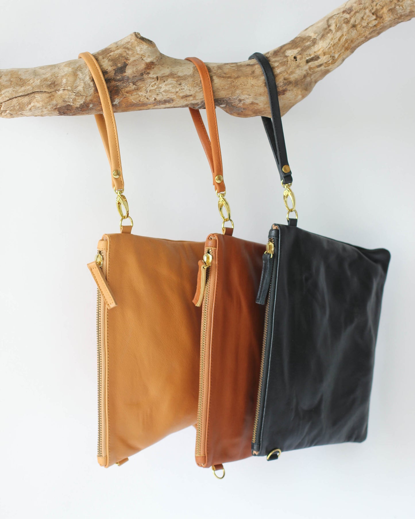 Leslie | Leather crossbody purse | Assorted colors