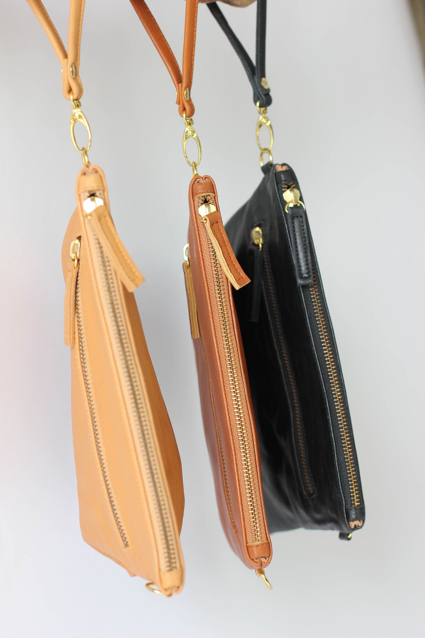 Leslie | Leather crossbody purse | Assorted colors