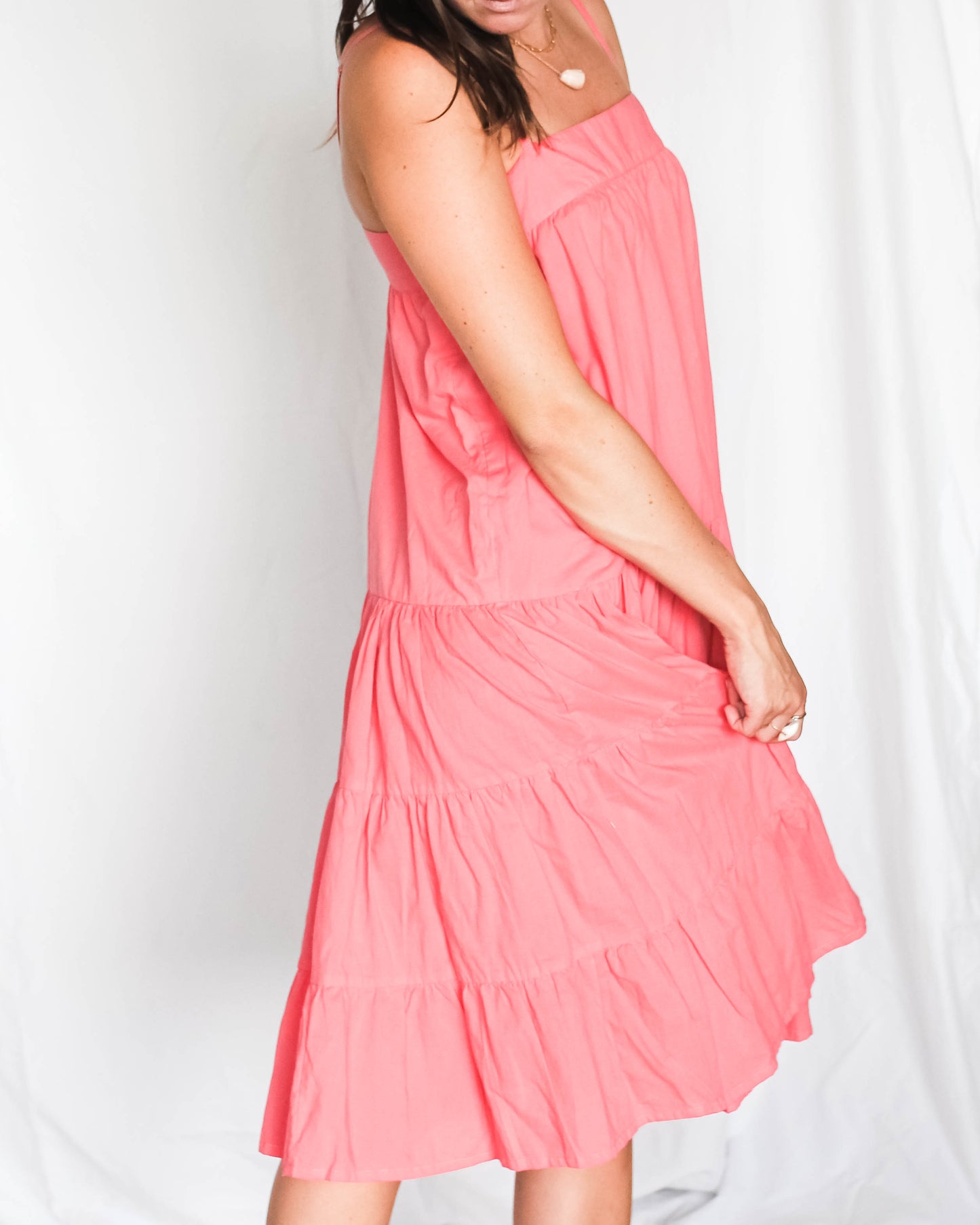 Bu Tiki Jenny Tiered Midi Dress | Assorted Colors