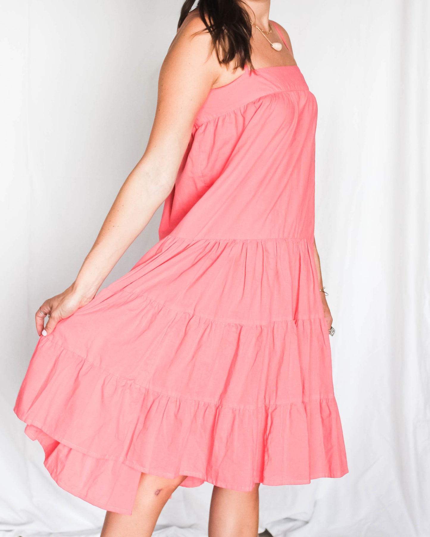Bu Tiki Jenny Tiered Midi Dress | Assorted Colors
