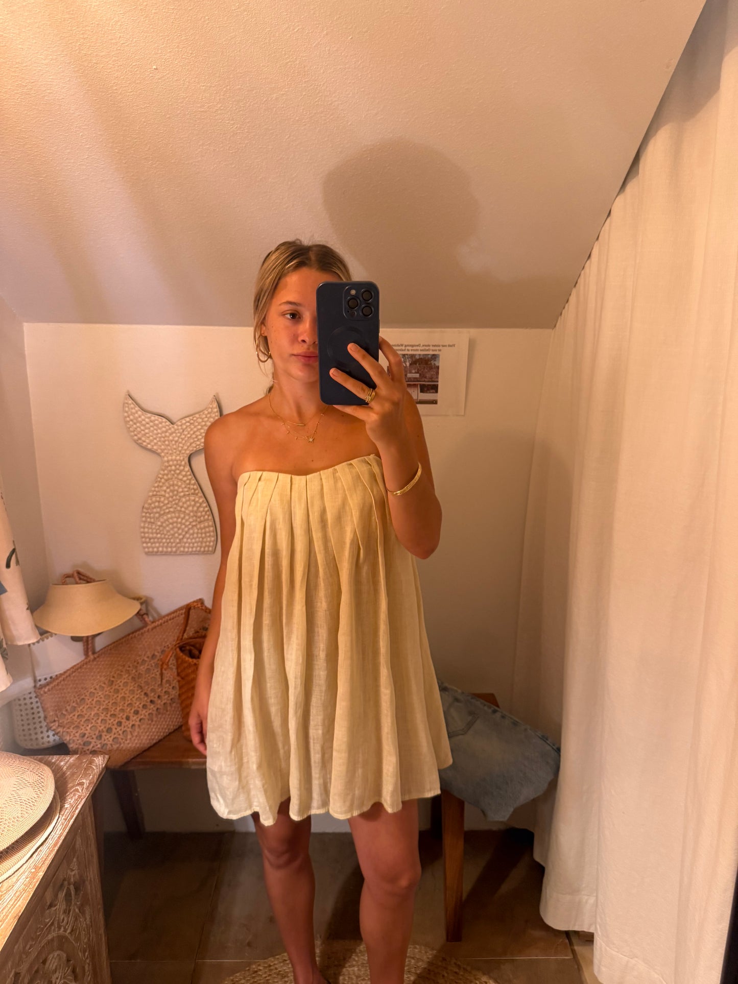 Lani Ivory Mini Dress