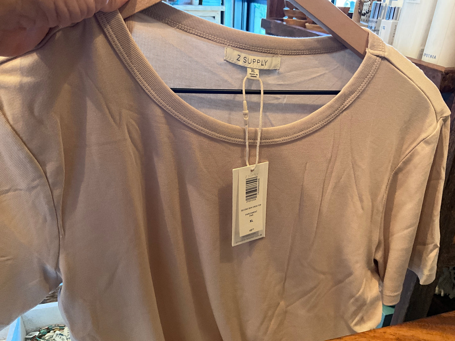 Second skin Crew Top White M