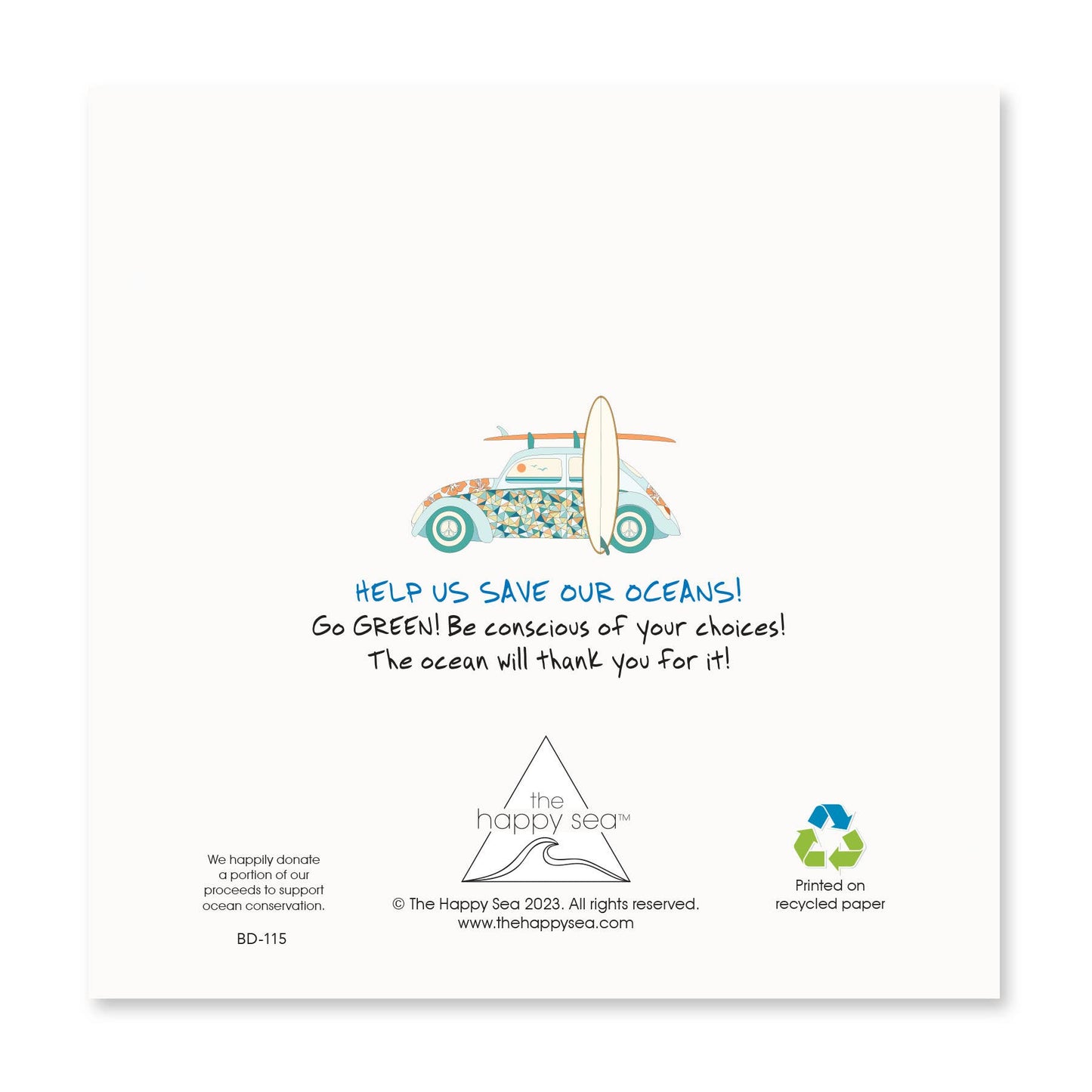 Sending Peace Love & Happiness! | Birthday Card