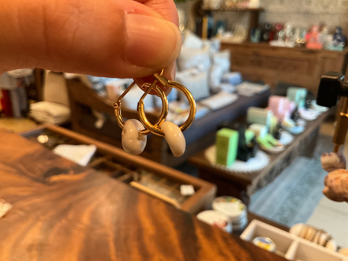 Small GF Puka Hoops