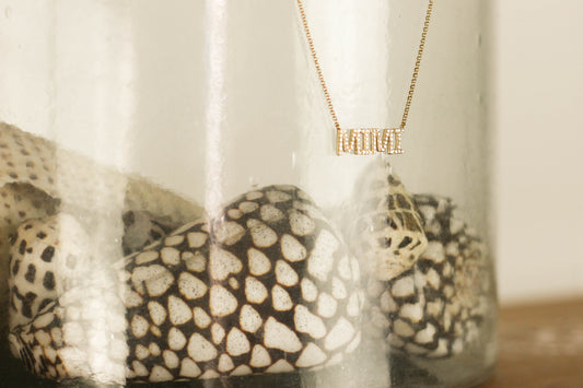 14K Gold Micro Pavé Necklace | MIMI