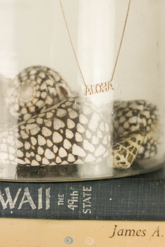 14K Gold Micro Pavé Necklace | ALOHA