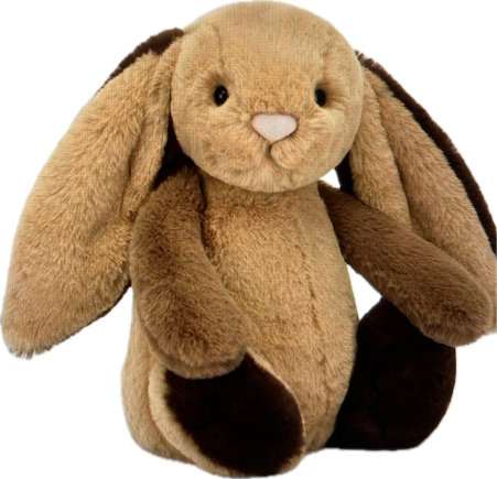 Bashful Patchwork Brown Bunny