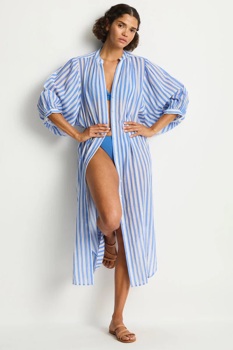 Boho Long Shirt Dress