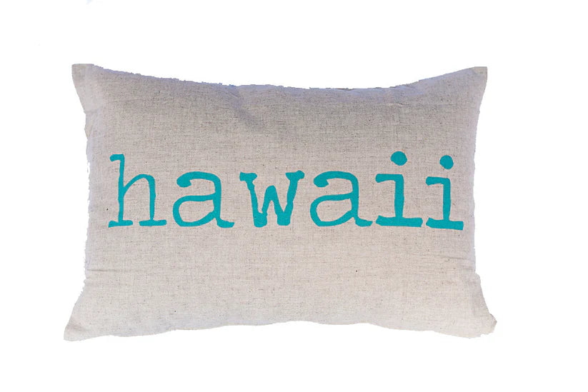 Rectangle Screenprint Aloha | Hawaii Pillow Cover