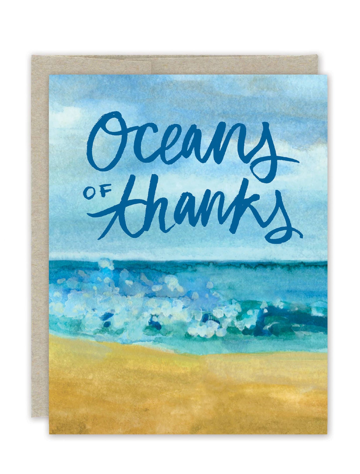 Oceans Of Thanks Boxed Notecard - Set of 10