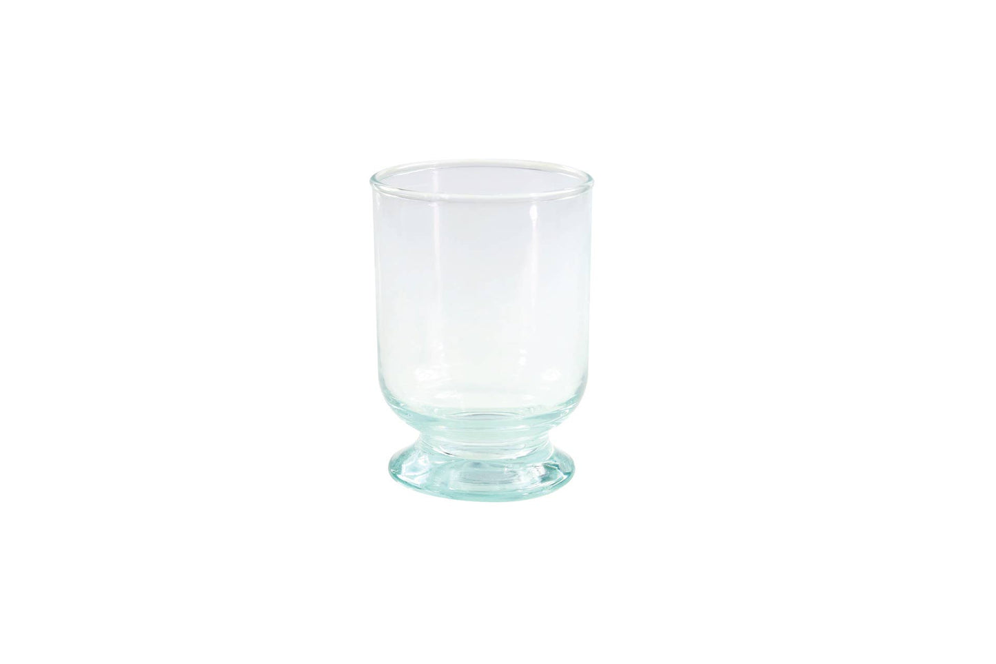 Recycled Glass Footed Tumbler