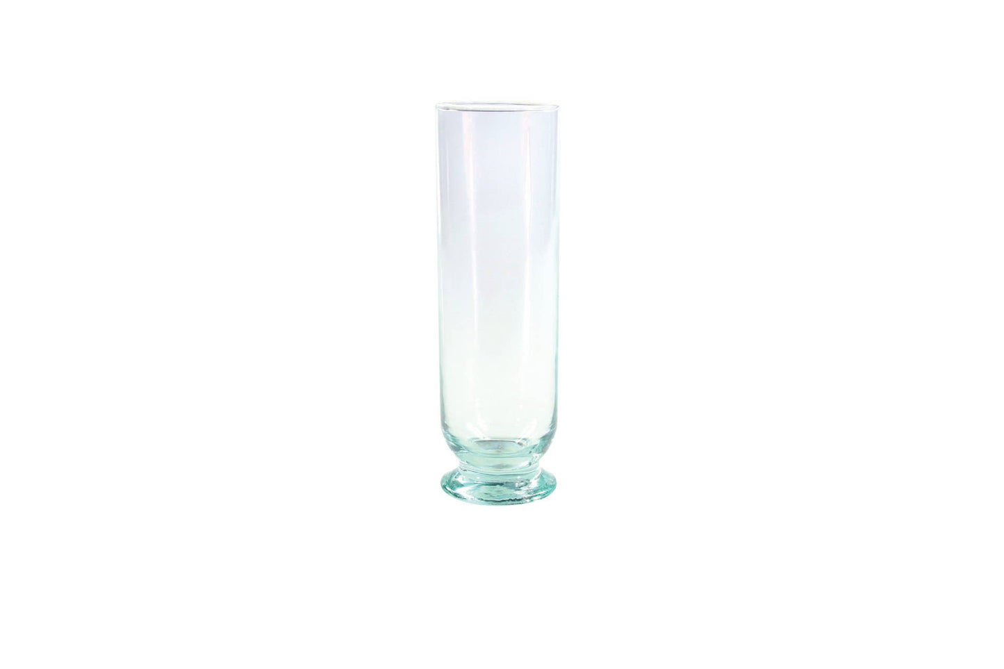 Recycled Glass Footed Champagne