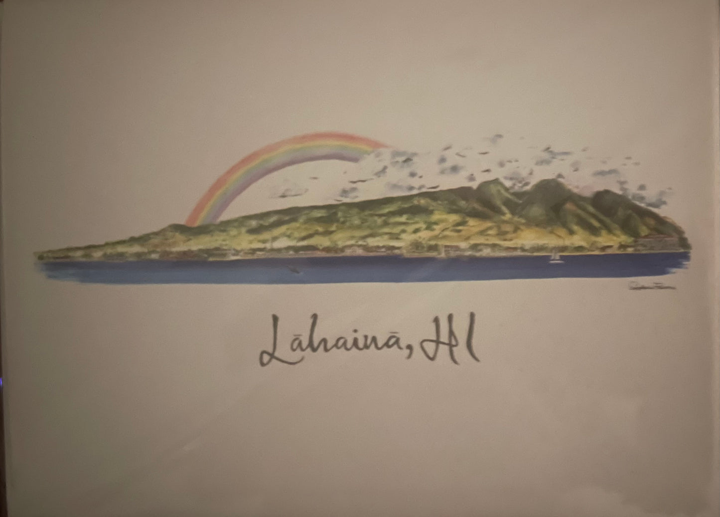 "Remembering Lahaina" Art Print by Stephanie Falcone |