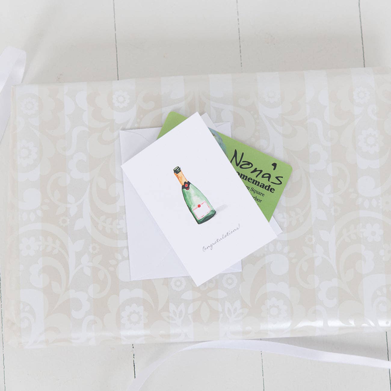 Champagne Mini Note Card