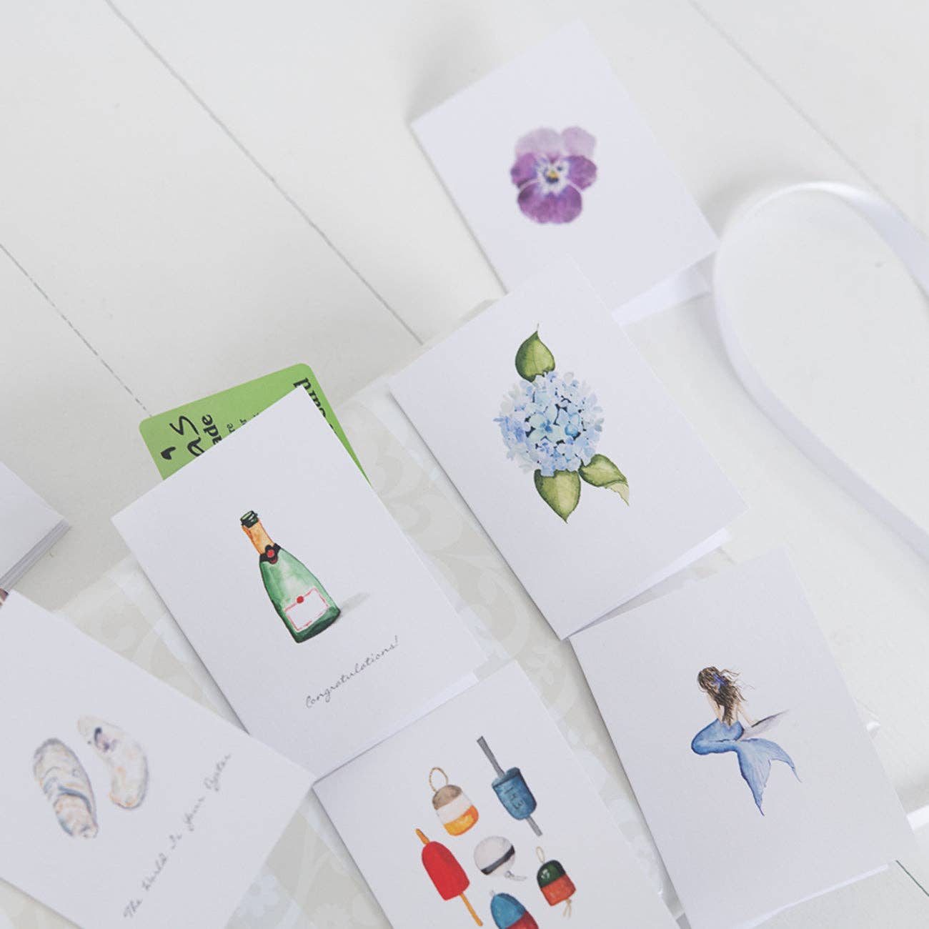 Champagne Mini Note Card