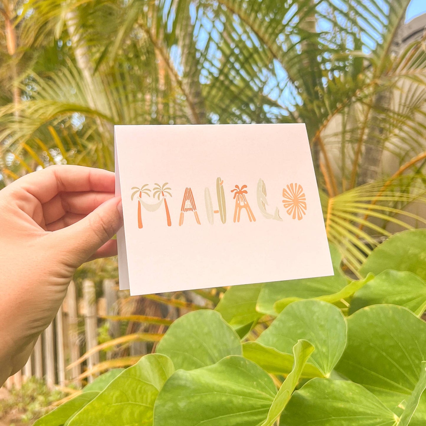 Card: Mahalo Shapes