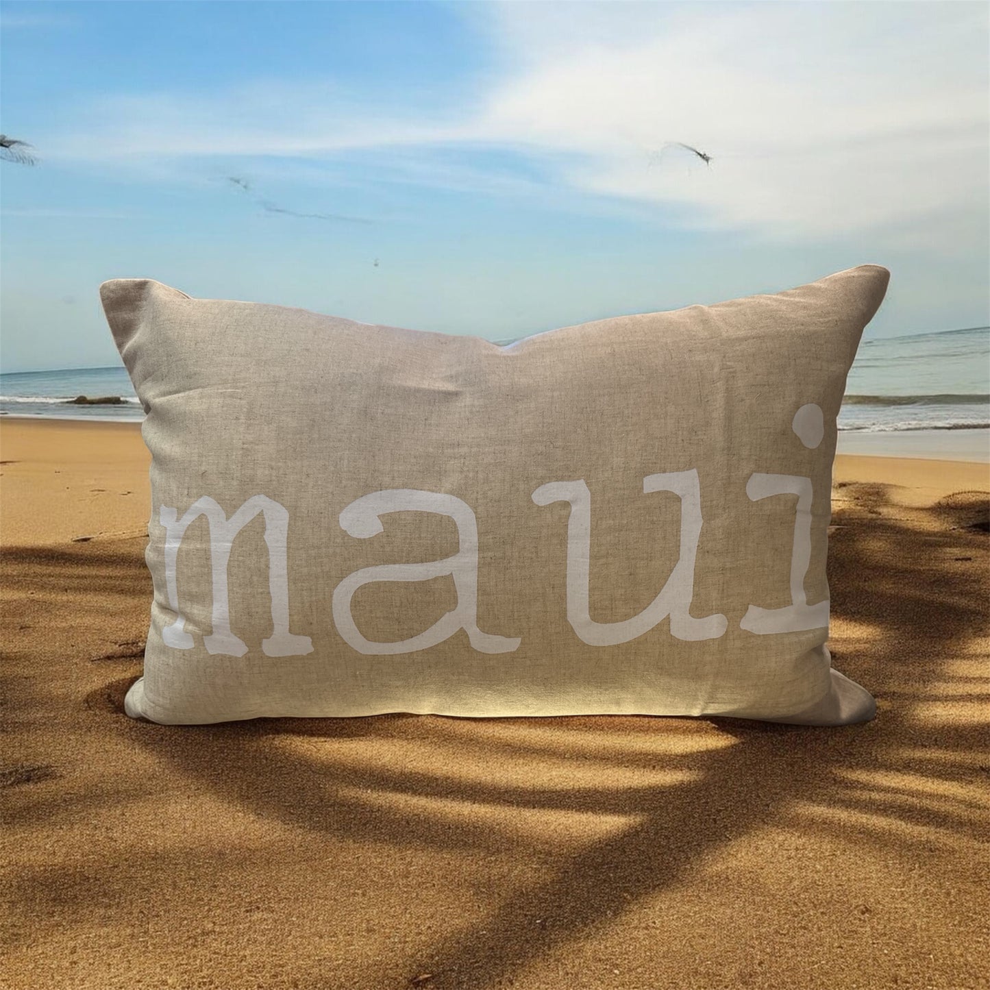 Rectangle Screenprint Aloha | Maui Pillow Cover  | 16 x 24