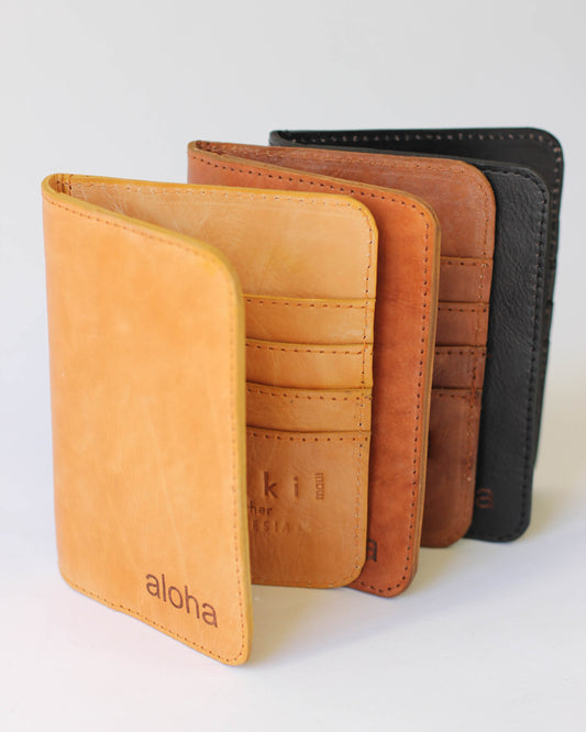 Kane | Large Bi fold Leather Wallet | Assorted colors