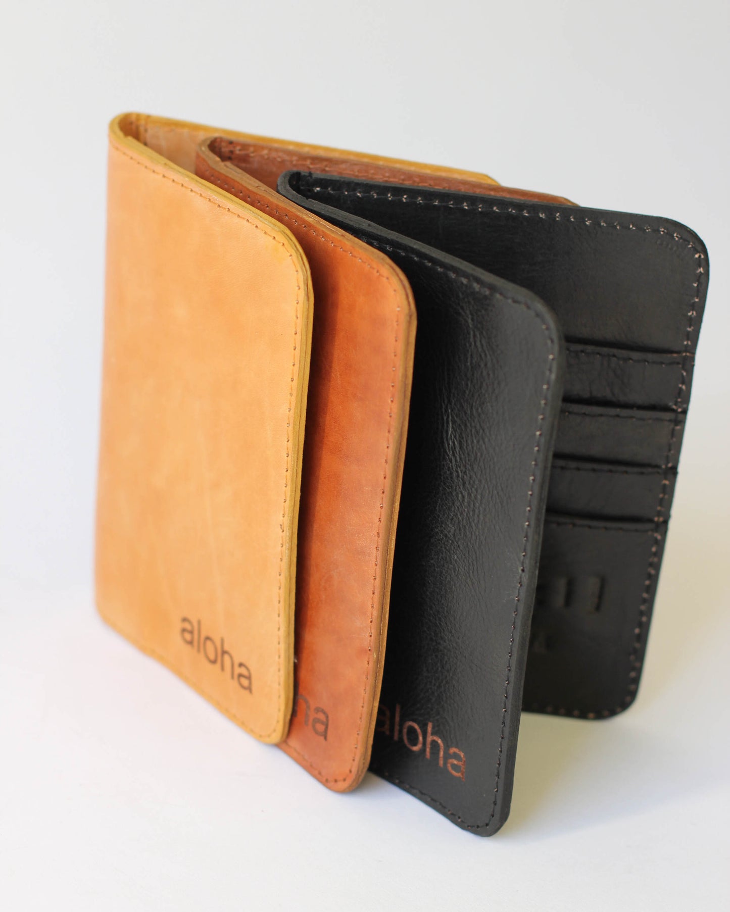 Kane | Large Bi fold Leather Wallet | Assorted colors