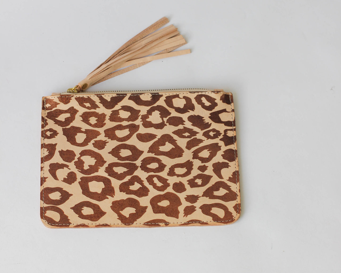 Mimi Wild | Leather mini-pouch | Cheetah print in assorted colors