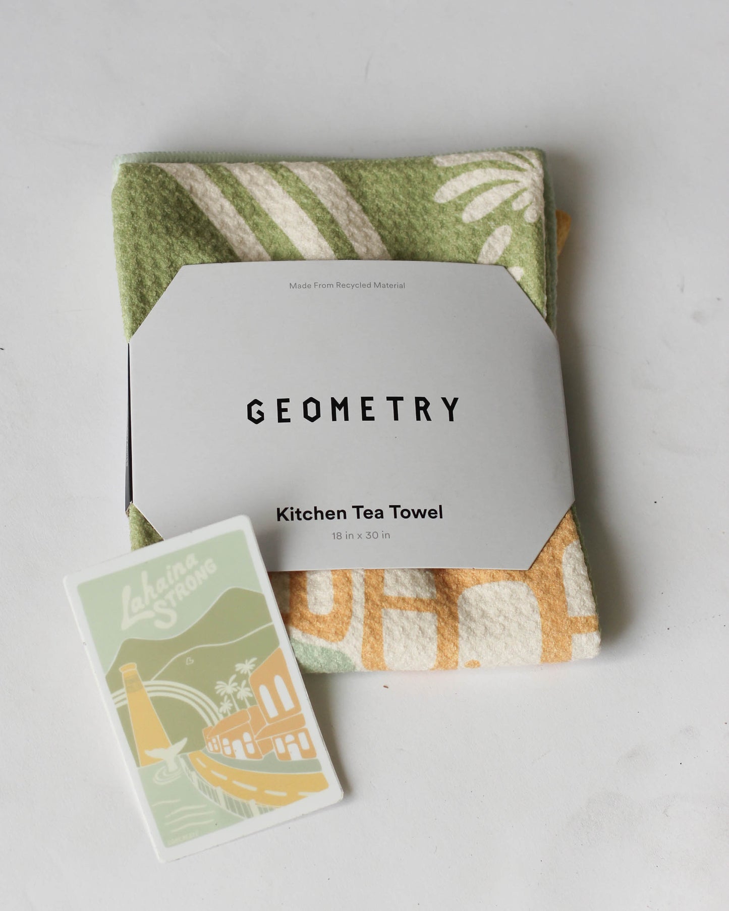 Sarcreate X Geometry House Lahaina Strong Kitchen Towel