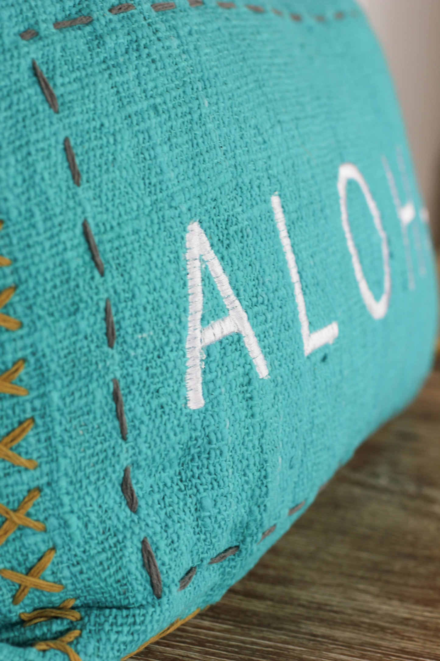 Maka Sea Textured Weave Rectangle Pillow | ALOHA