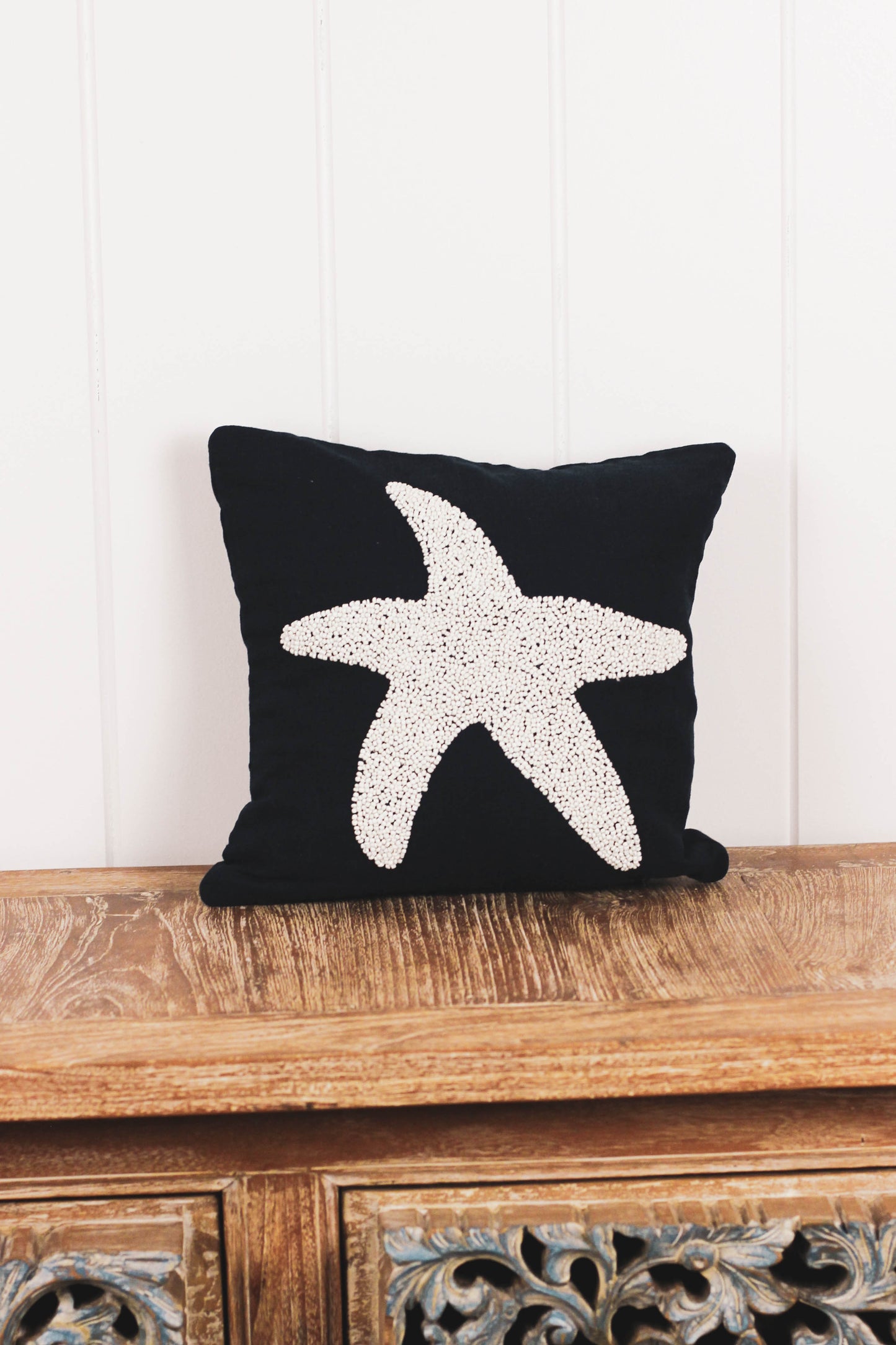 Maka Sea Beaded Pillow | Ocean and Beach Designs