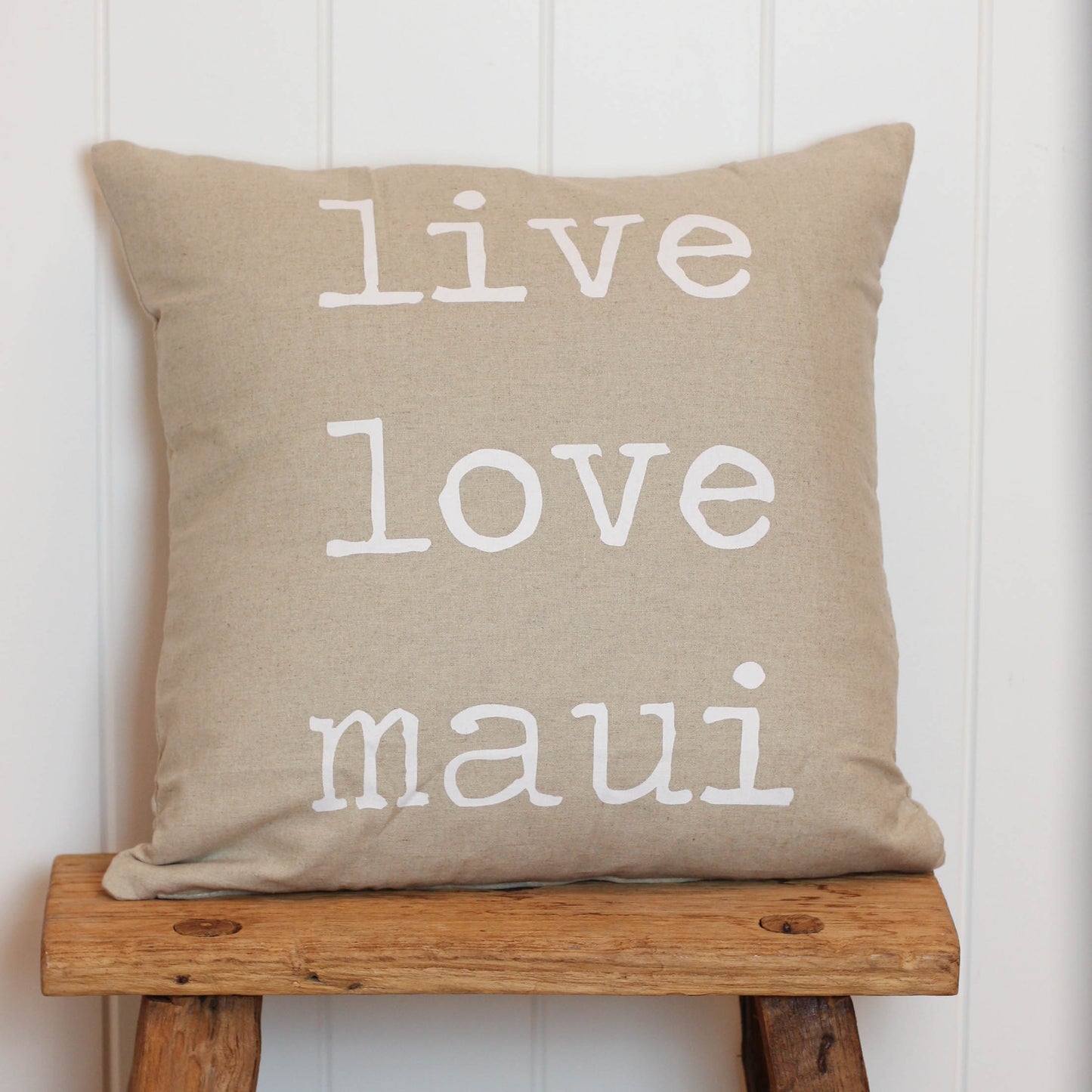 Live, Love,  Maui | Square Pillow Cover