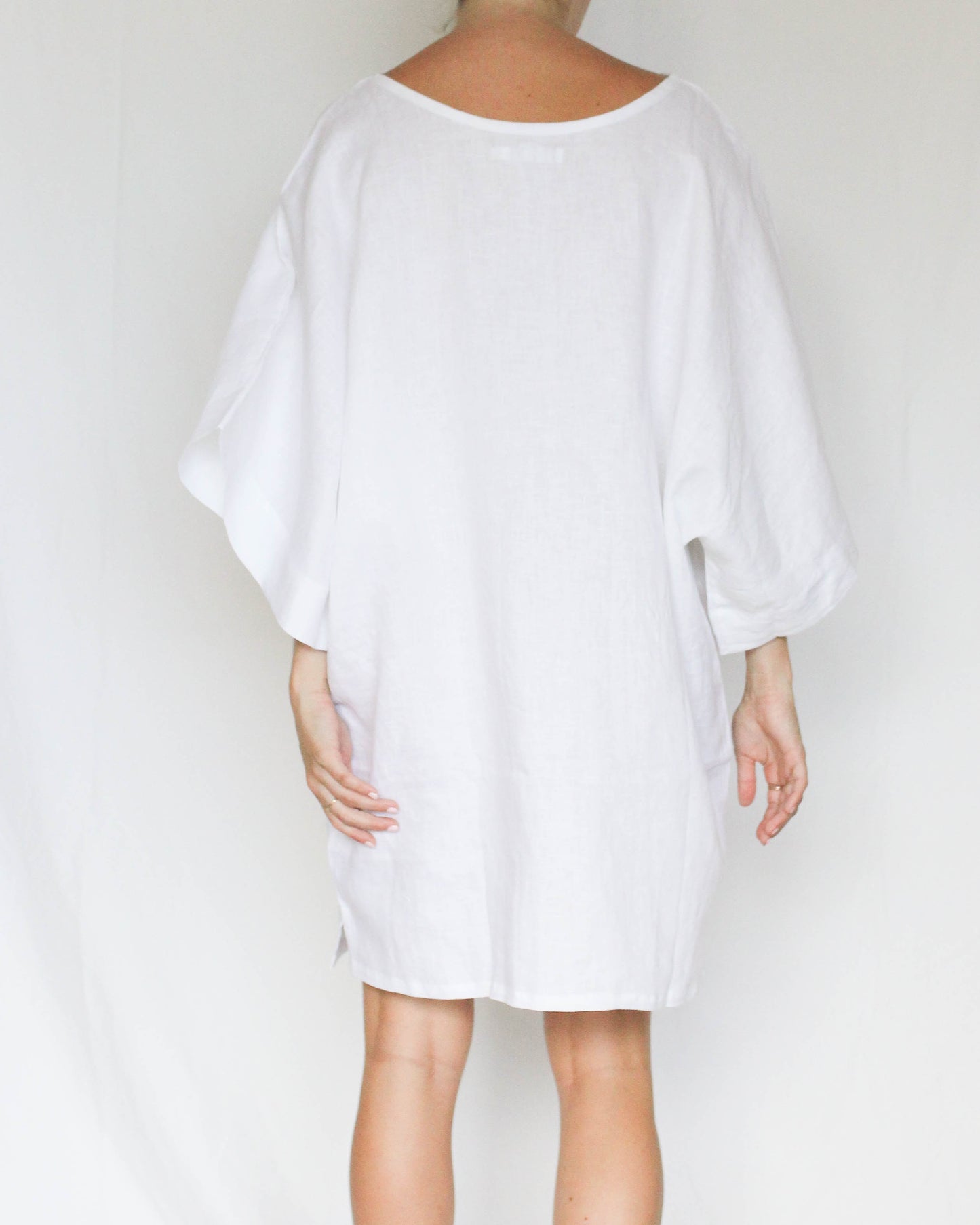 Emanuella Linen Kaftan Dress | Two colors