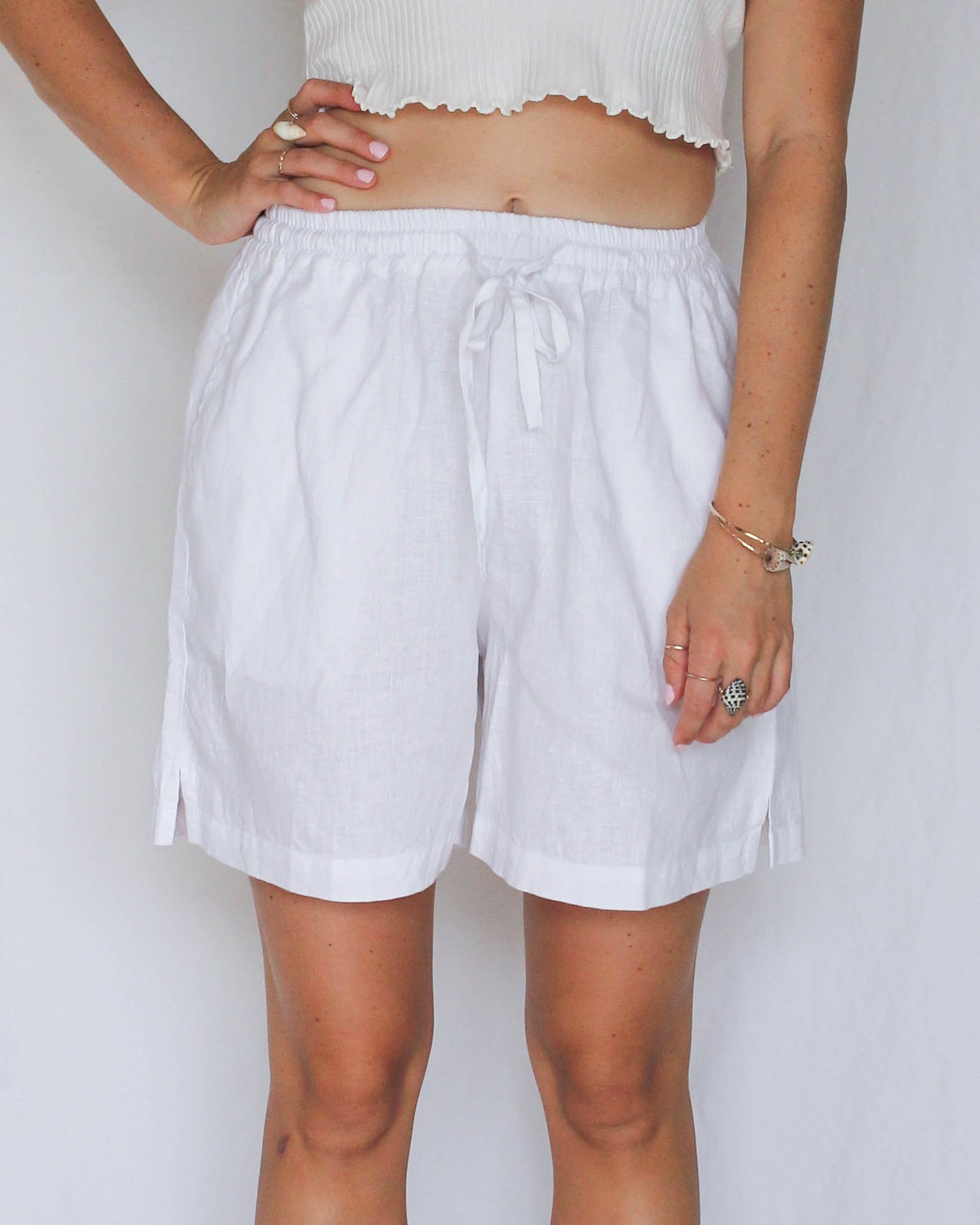 Bu Tiki Linen Camp Shorts | Three colors