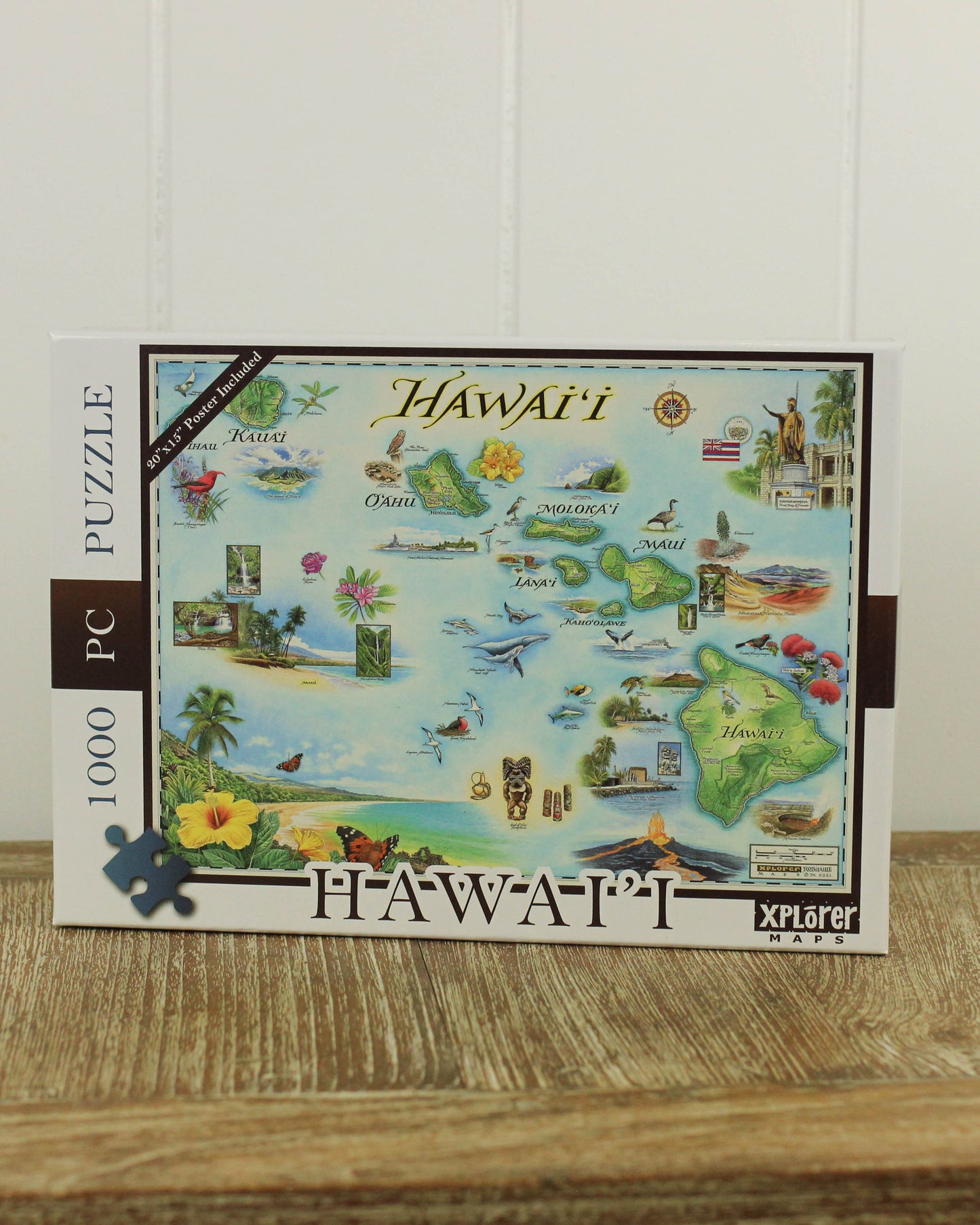 Hawaii Map 1000 Piece Puzzle