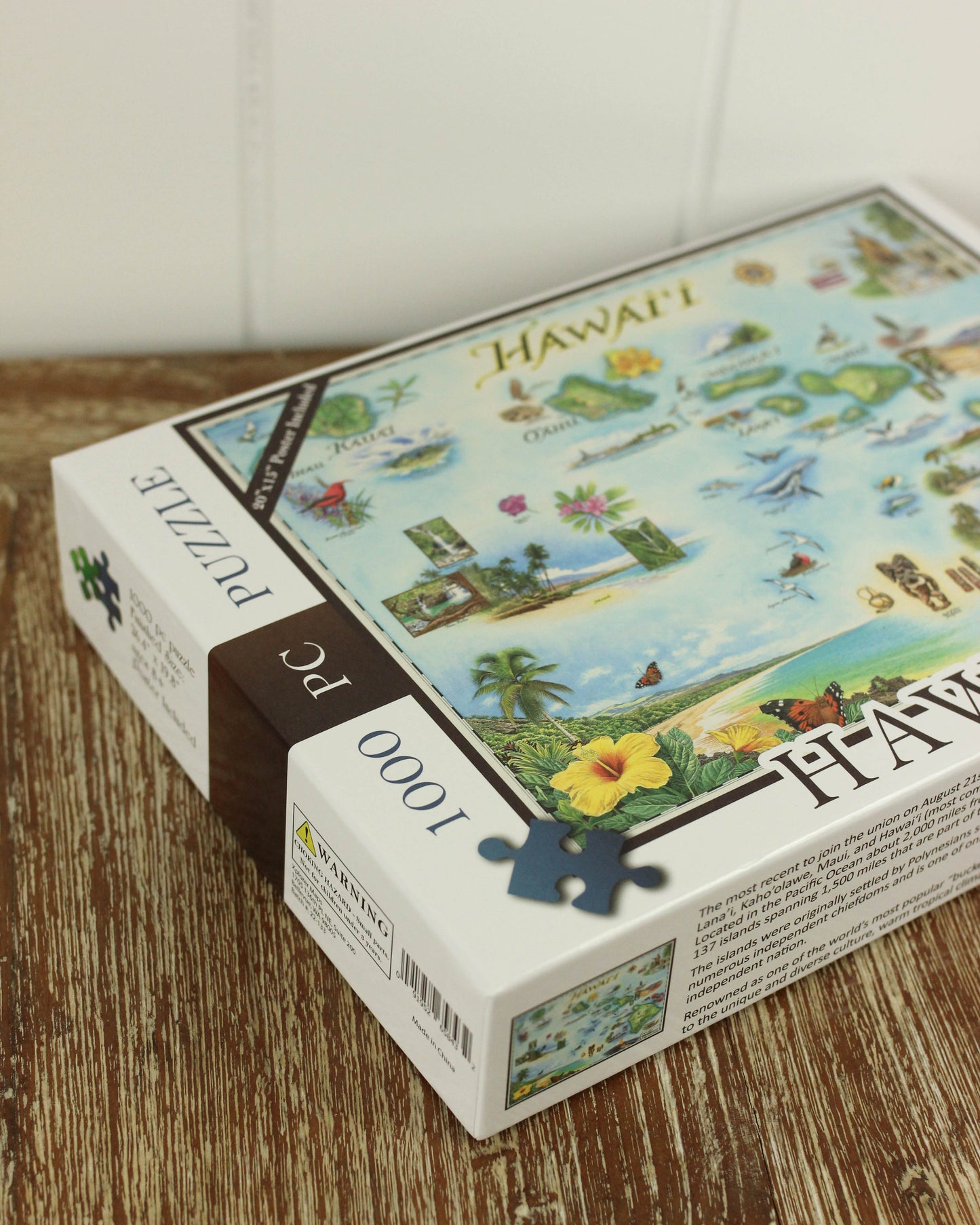 Hawaii Map 1000 Piece Puzzle