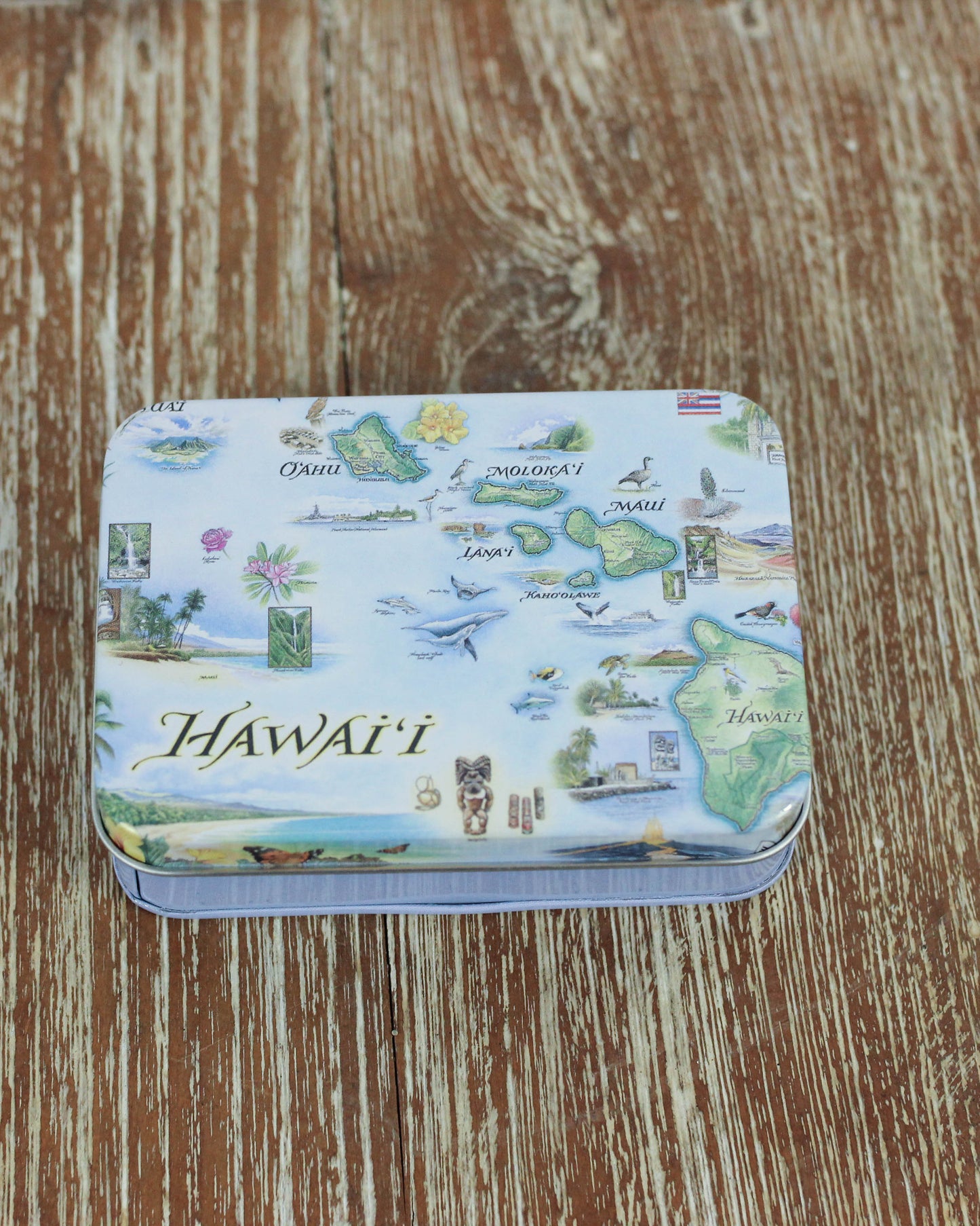 Hawaii Map Playing Cards