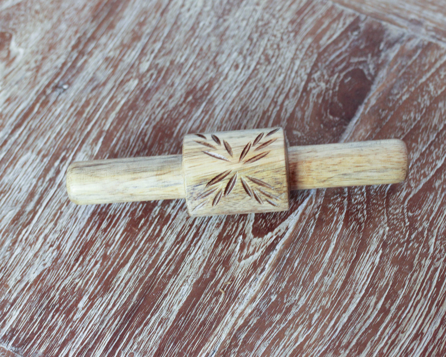 Mango Wood Engraved Rolling Pin