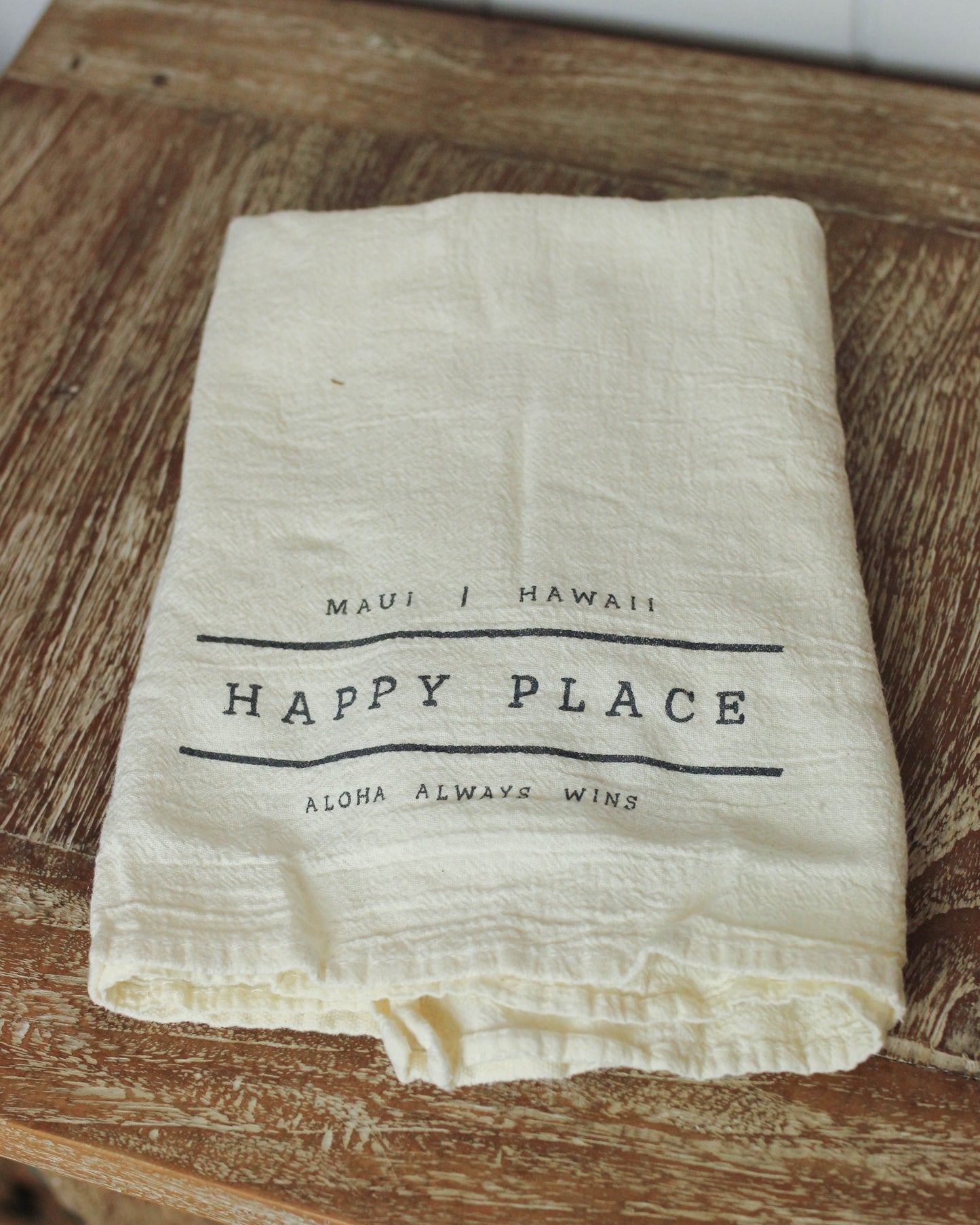 Happy Place Tea Towel