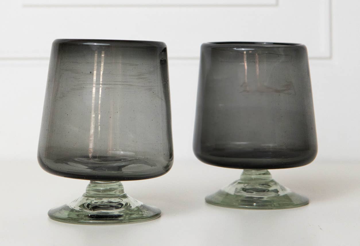 Handblown Short Stemmed Wine Glass