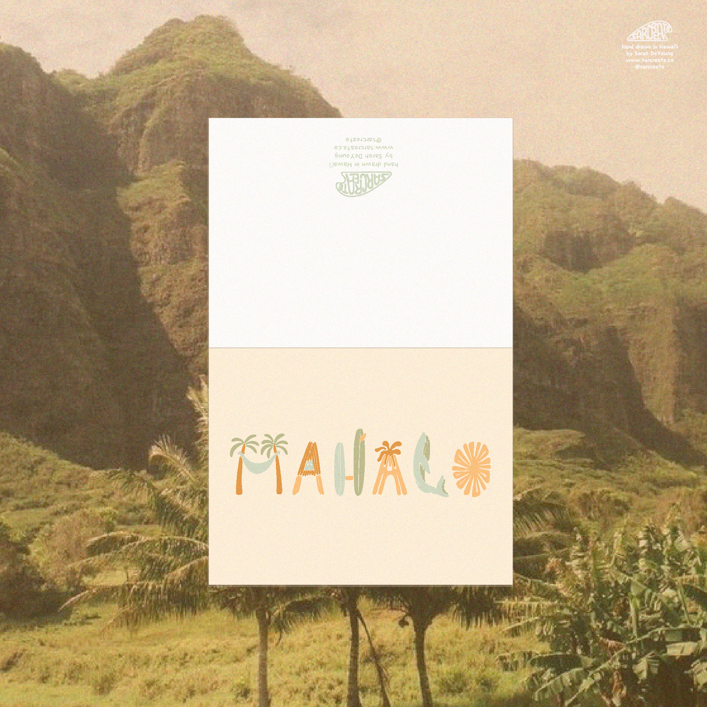 Card: Mahalo Shapes