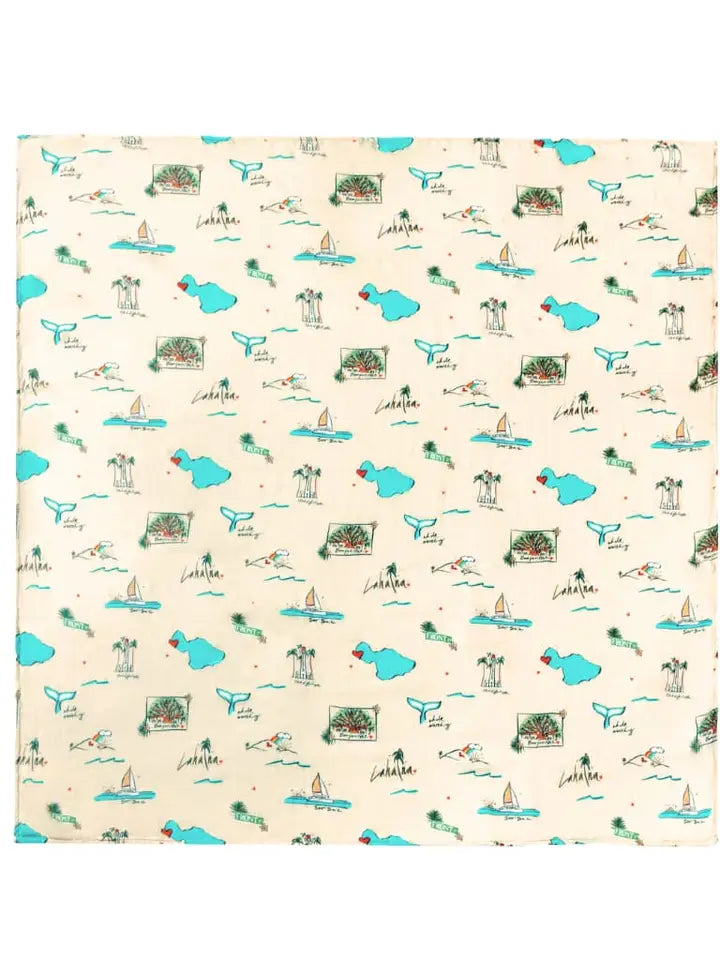 Coco Moon Swaddles-LIMITED MAUI PRINT