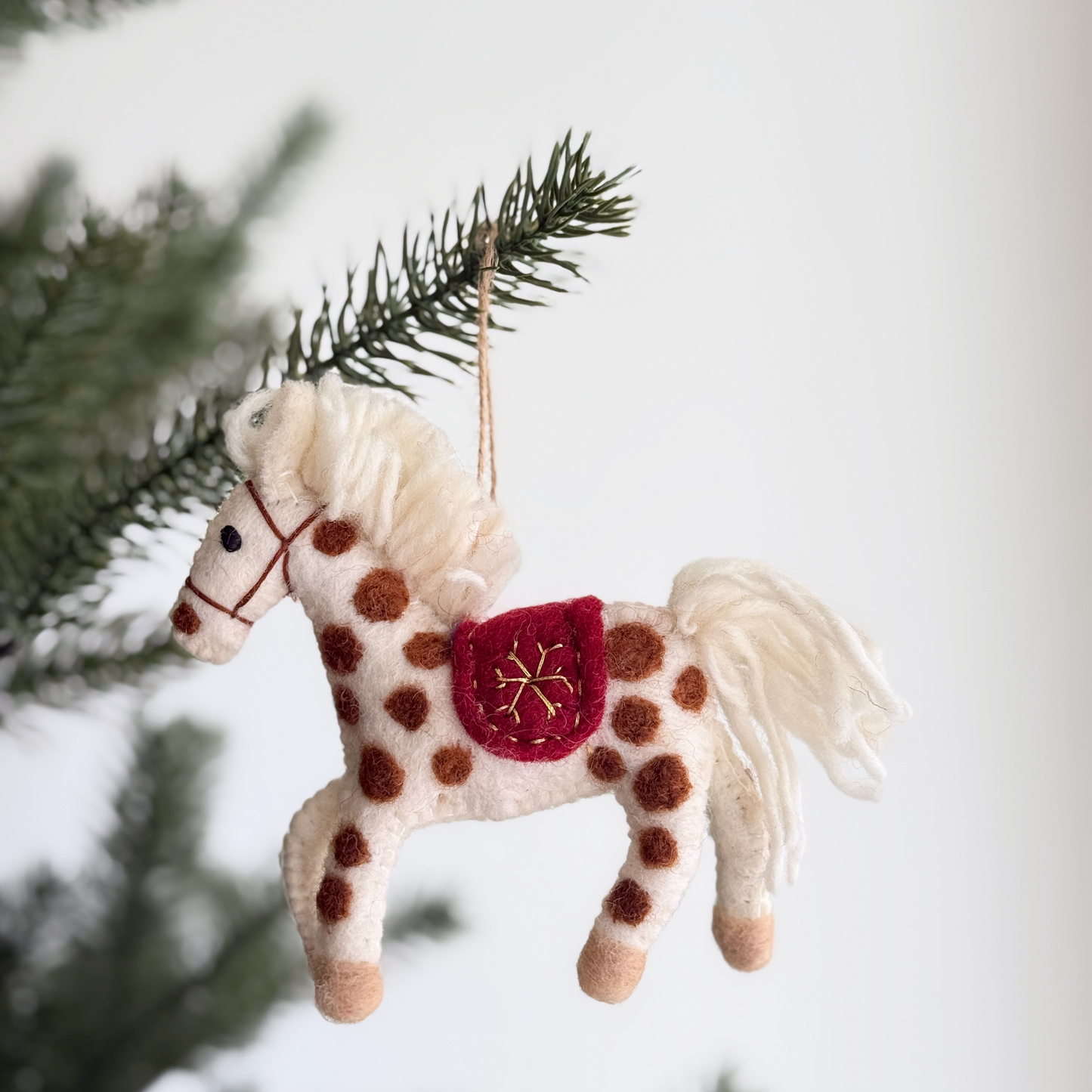 Felt Ornament - Spotty Horse