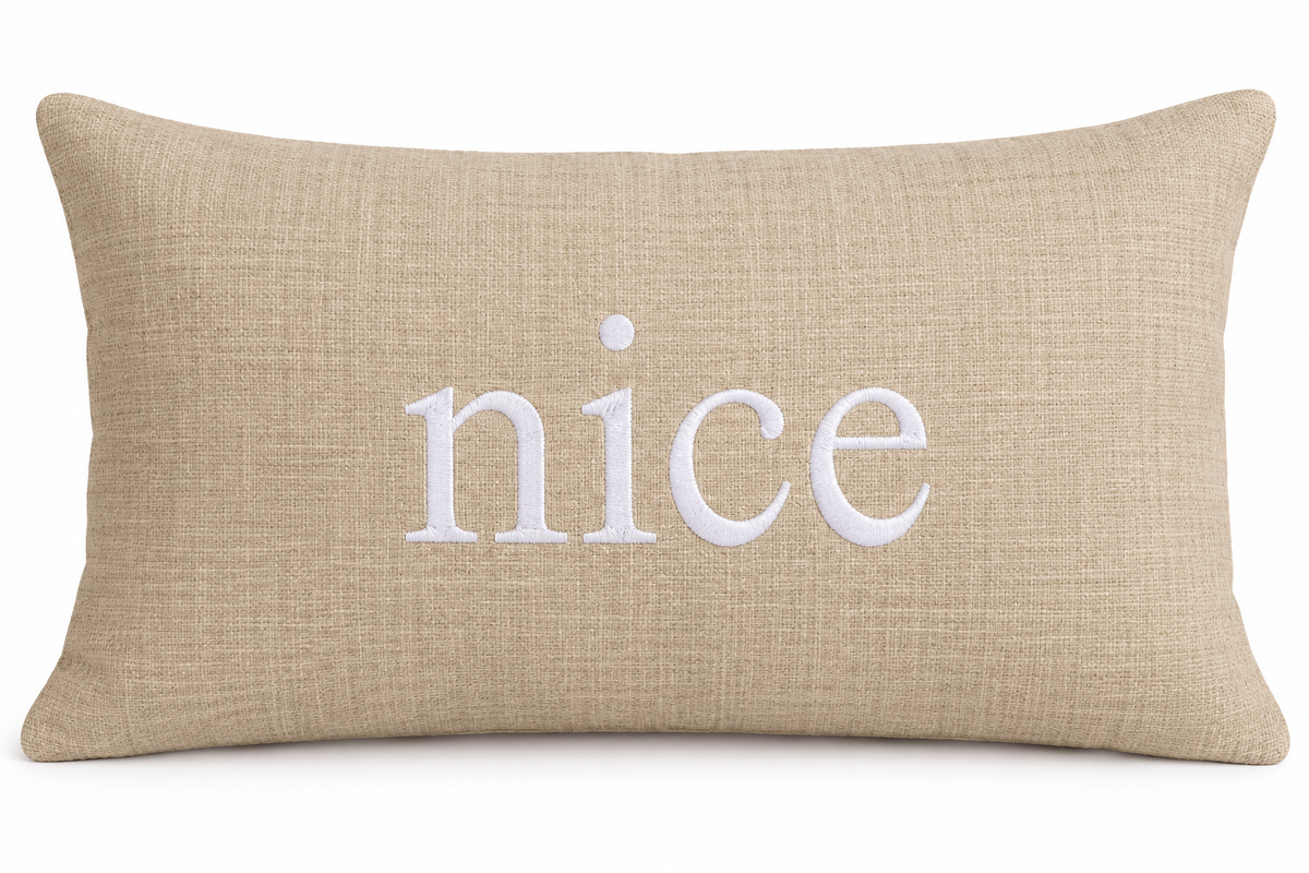 Naughty and Nice 12 x 18 Pillow | Maka Sea