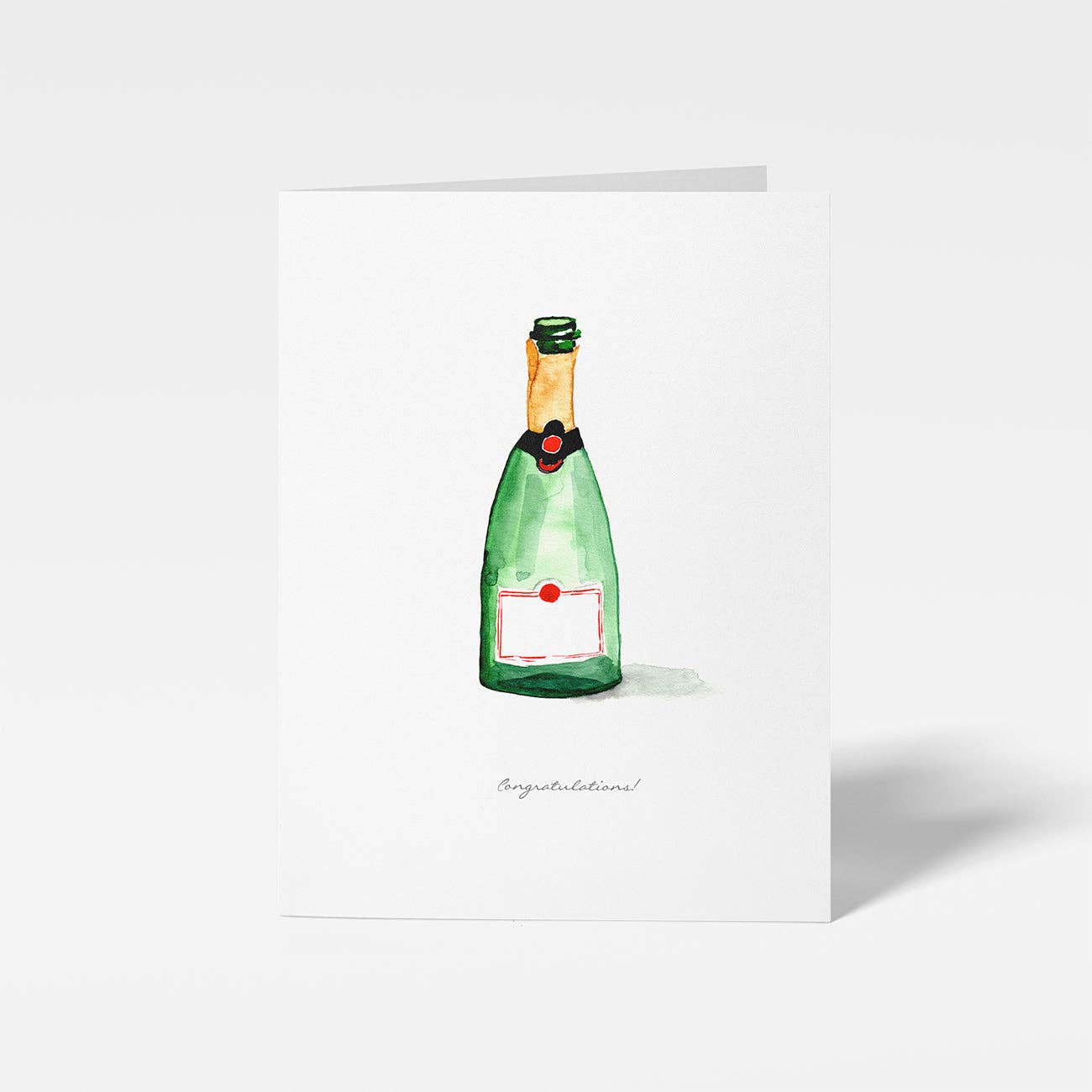 Champagne Mini Note Card