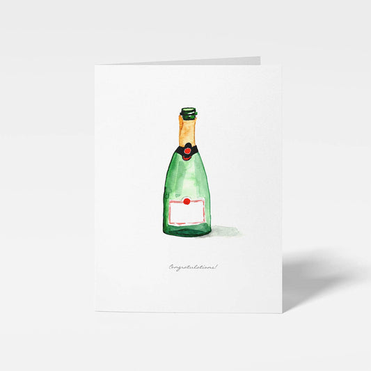 Champagne Mini Note Card
