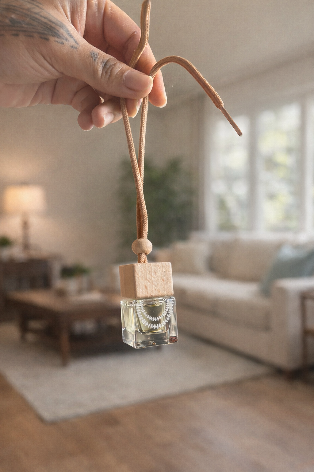 8 ML hanging lei diffuser- PUAKENIKENI
