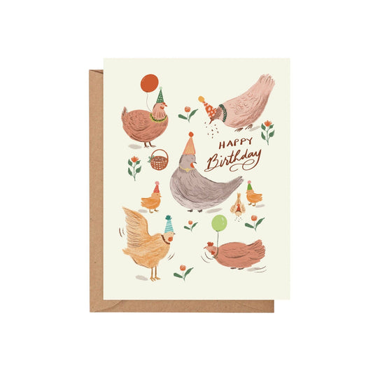 Flock of chickens