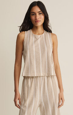 Scout Knit Striped Pant Cloud