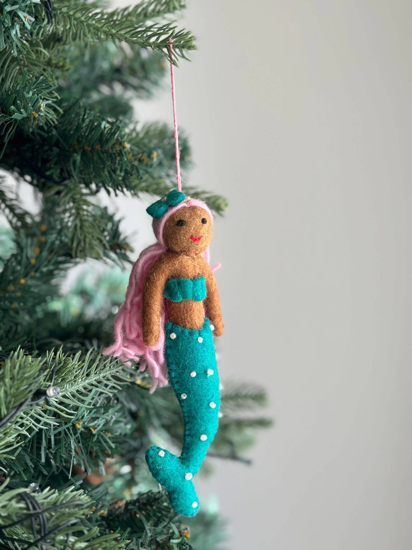 Felt Ornament - Pride Mermaid