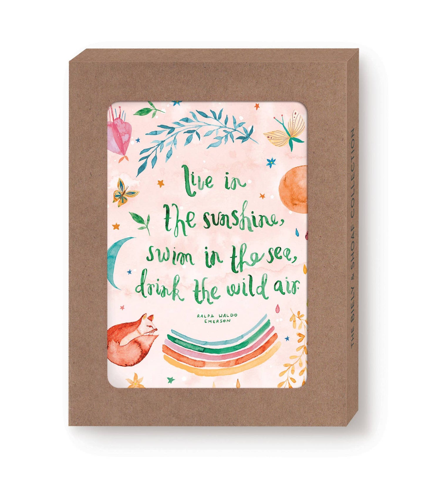 Live In The Sunshine Boxed Notecard - Set of 10