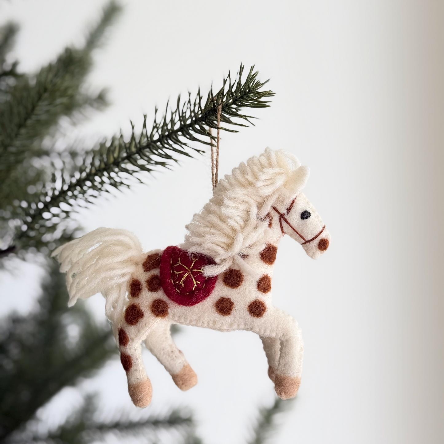 Felt Ornament - Spotty Horse