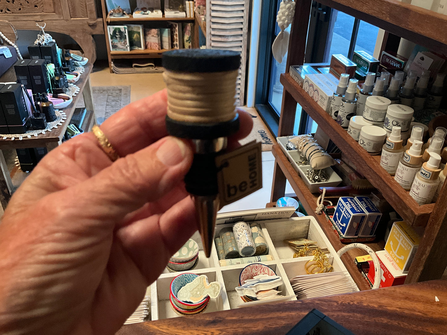 Arendal Rattan Bottle Stopper