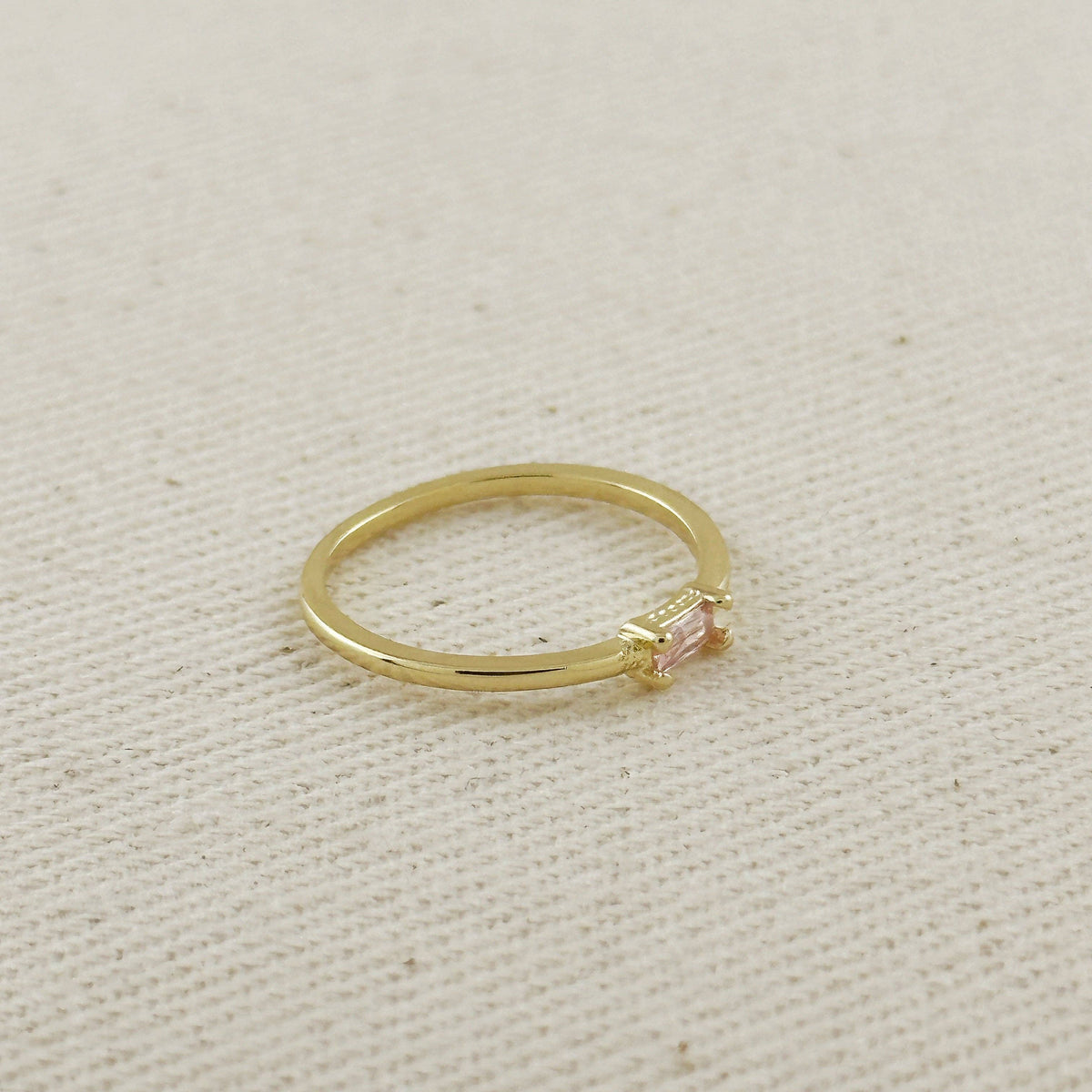18kGold Filled Birthstone Rings
